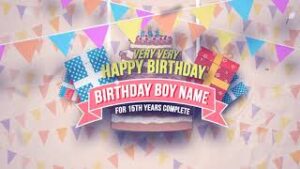 happy birthday after effects project file free download